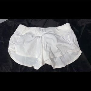 White lulu shorts